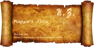 Magyari Zita névjegykártya